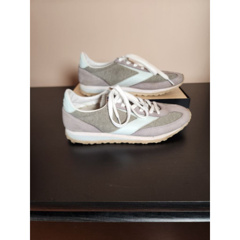 Women's Brooks Running Shoes Gray/Blue Size 8.5 - Picture 4 of 9